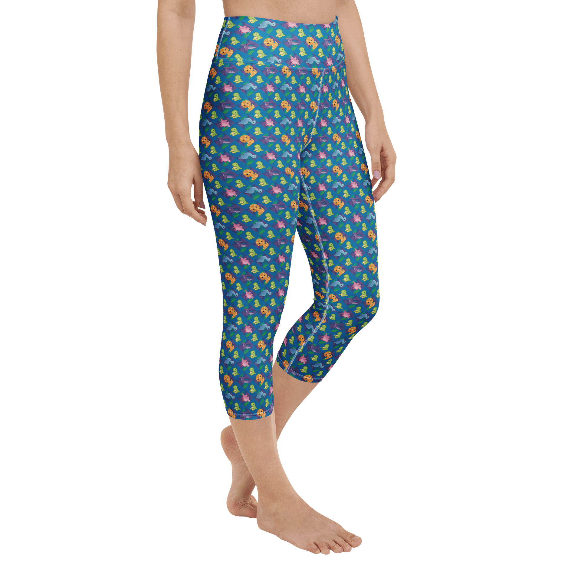 Little Dino Yoga Capri Leggings product image (2)