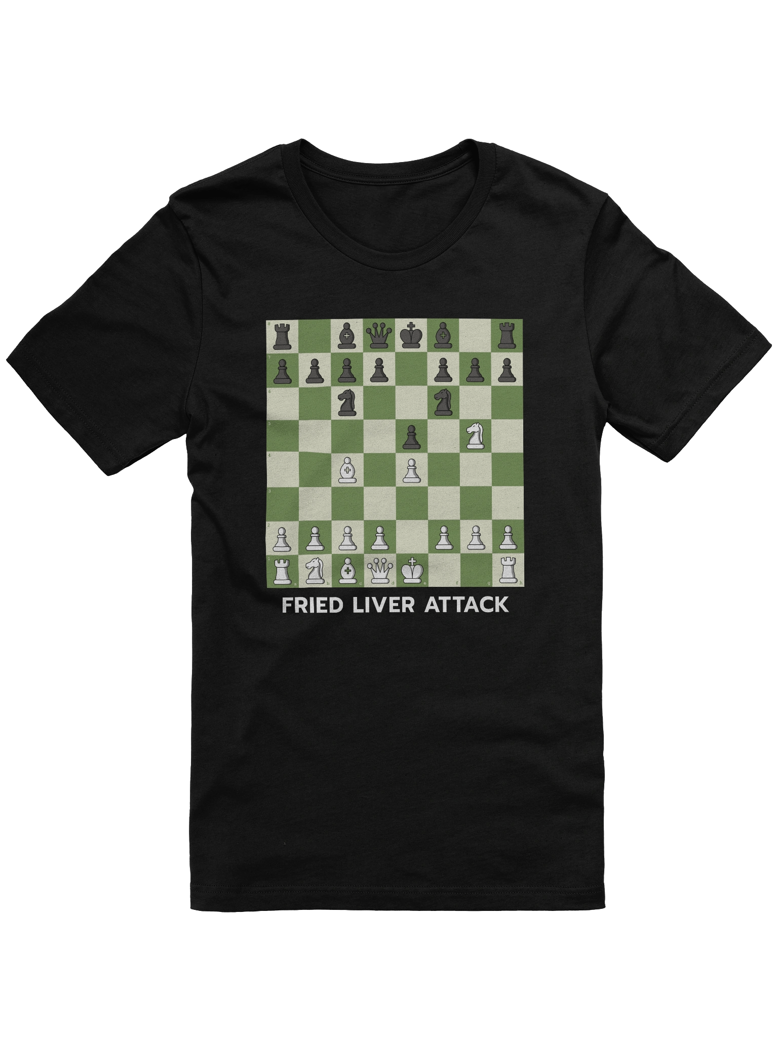 Fried Liver Attack Chess T-shirt product image (1)
