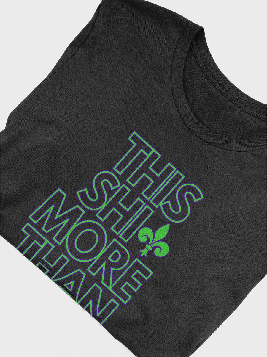 This Shit More Than A Game Shirt (Light Green And Purple) product image (5)