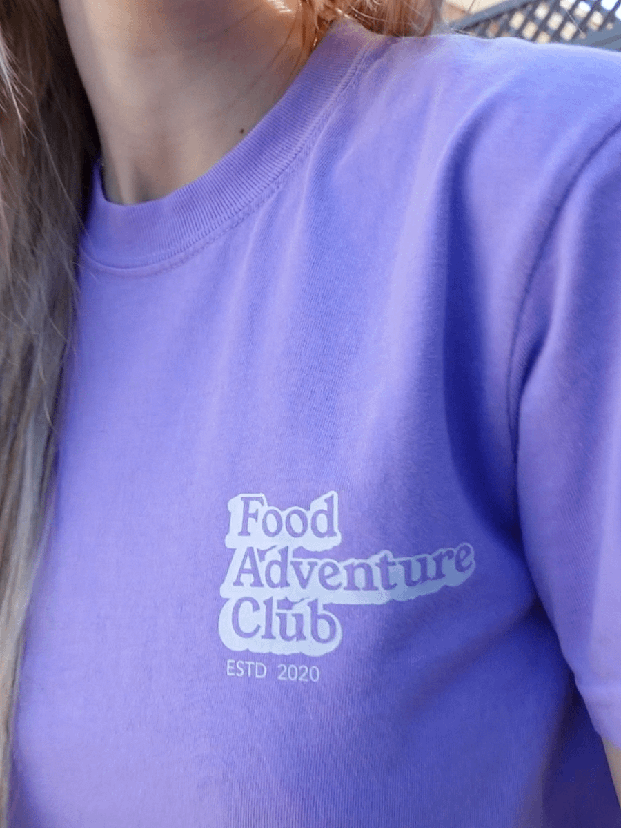 Food adventure club T-Shirt PURPLE! product image (6)