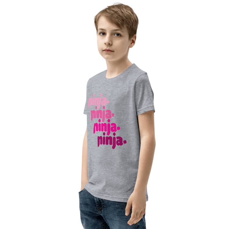 Quad Ninja Kids Tee: Pink product image (5)