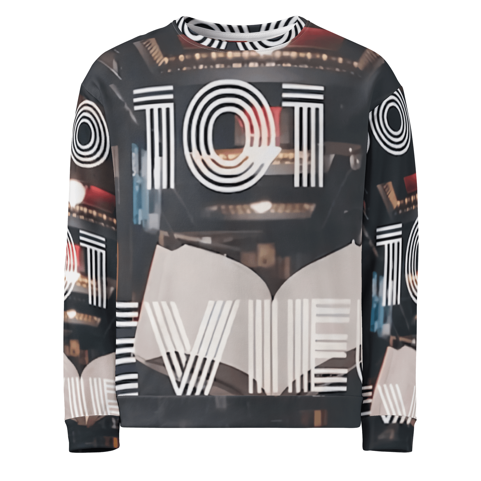 All-Over Print Recycled Unisex Sweatshirt! product image (1)