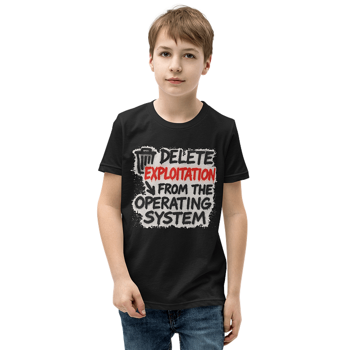Delete Exploitation Youth T-Shirt product image (1)