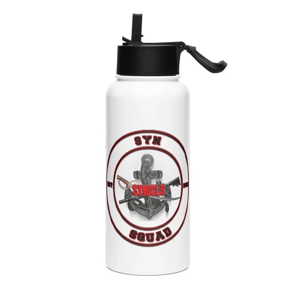 Syn Squad Est Water Bottle w/Straw product image (3)