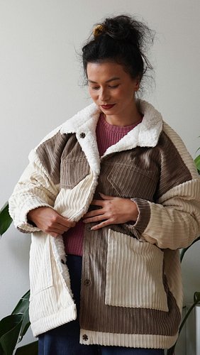 ♥️ Hurá, hurá! Tak na tohle jsem se těšila moc. Funky zateplenou oversized bundu jsem si chtěla ušít už pořádně dlouho. A teď...