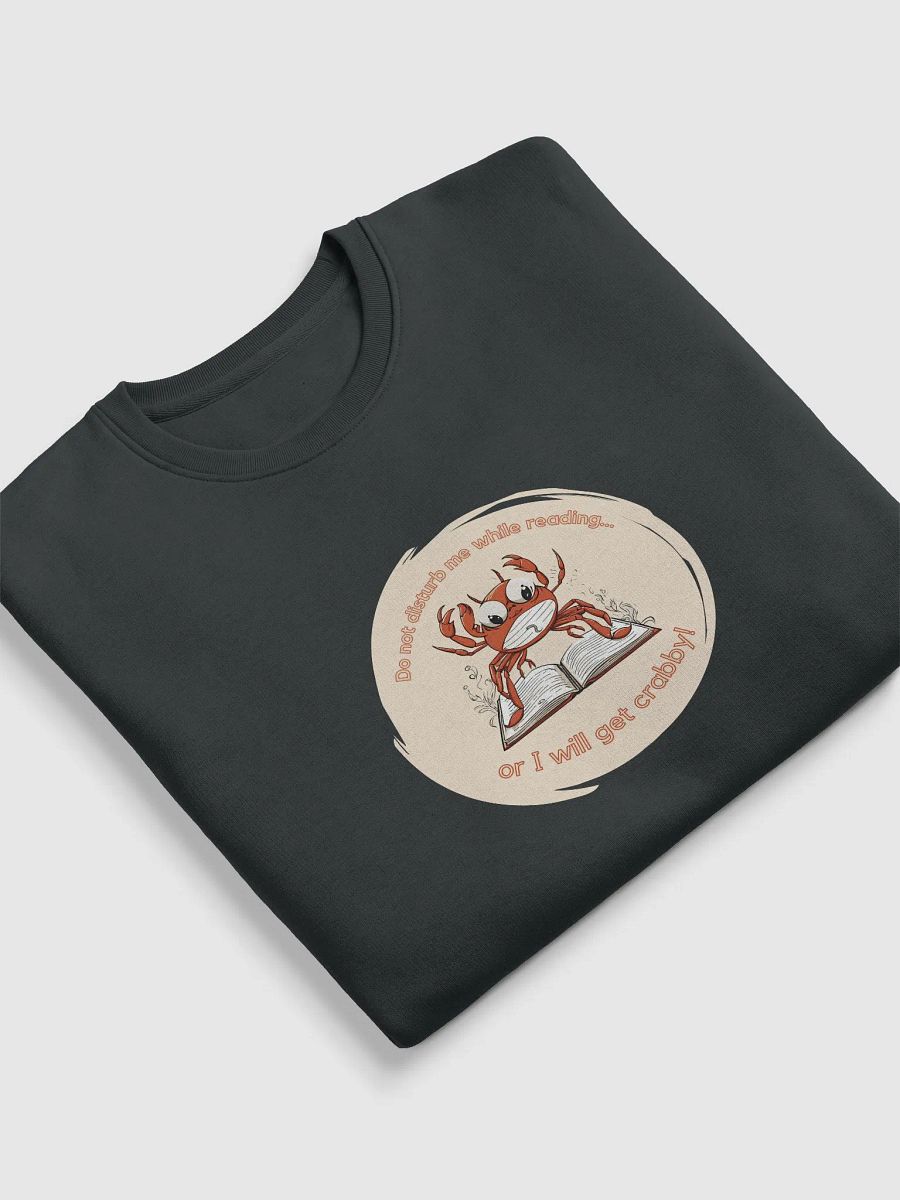 Do not Disturb Crab Book Lover Sweatshirt product image (10)
