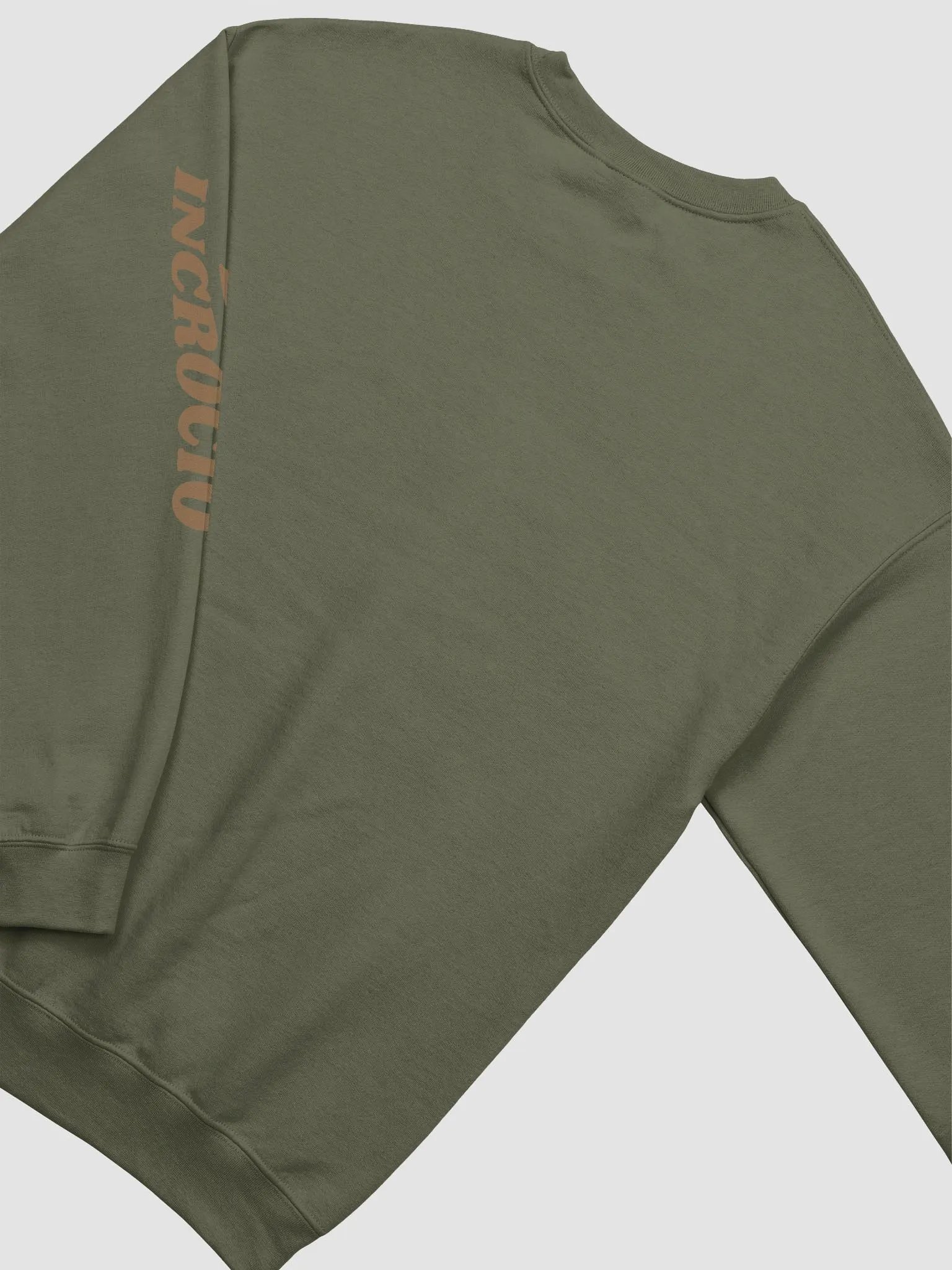 Felpa È un incrocio military green product image (2)