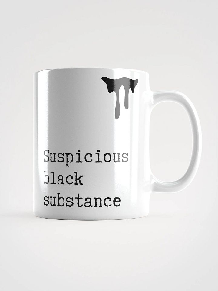 Suspicious Black Substance True Crime Coffee Mug product image (2)
