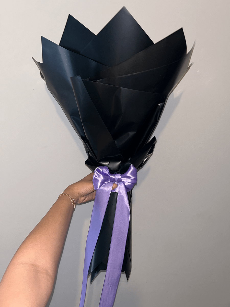 Purple & Black Glitter Bouquet product image (4)