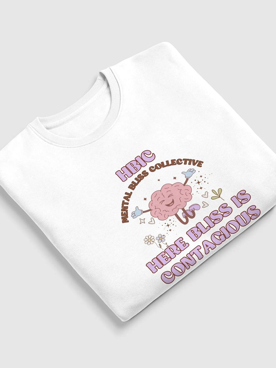 HBIC - Here Bliss Is Contagious Unisex Hoodie Organic Cotton Sweatshirt – Spread Happiness and Positivity product image (5)