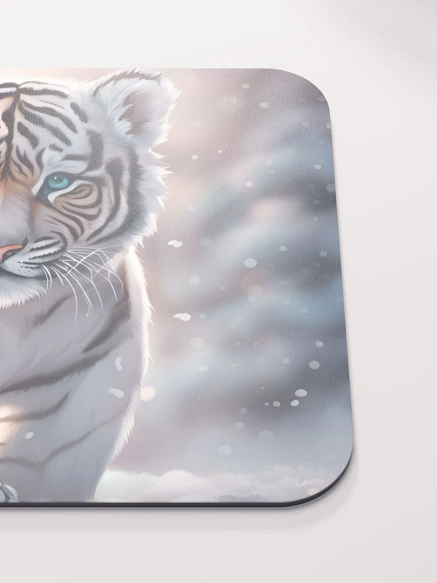 White Tiger Mouse Pad product image (5)