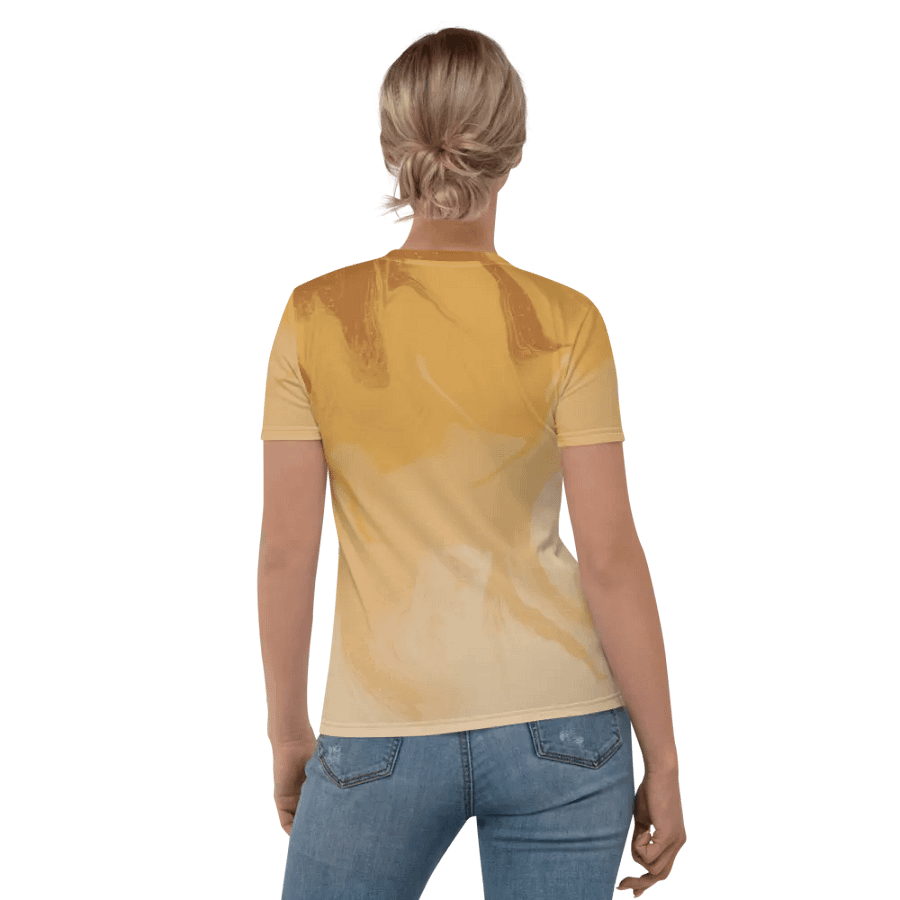 Fuel Your Cosmic Adventures with Coffee All Over Print T-shirt product image (5)