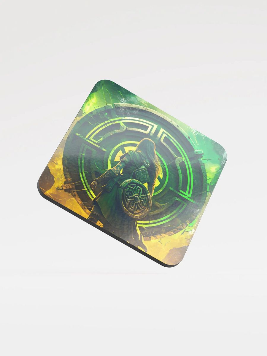 Celtic Glossed Cork Coaster product image (1)