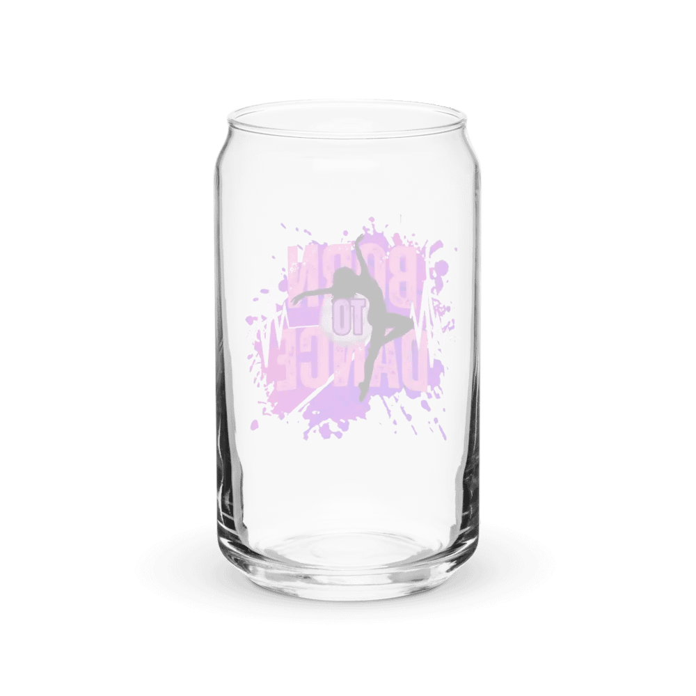 Born to Dance Her Silhouette Energetic Beats Glass product image (38)