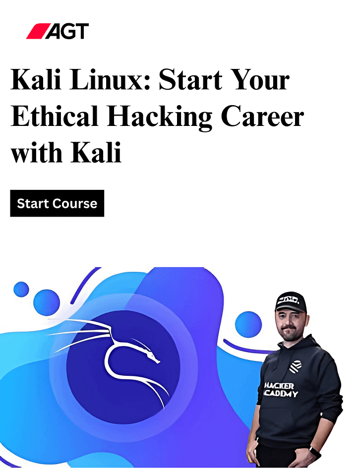 Kali Linux: Start Your Ethical Hacking Career with Kali product image (1)