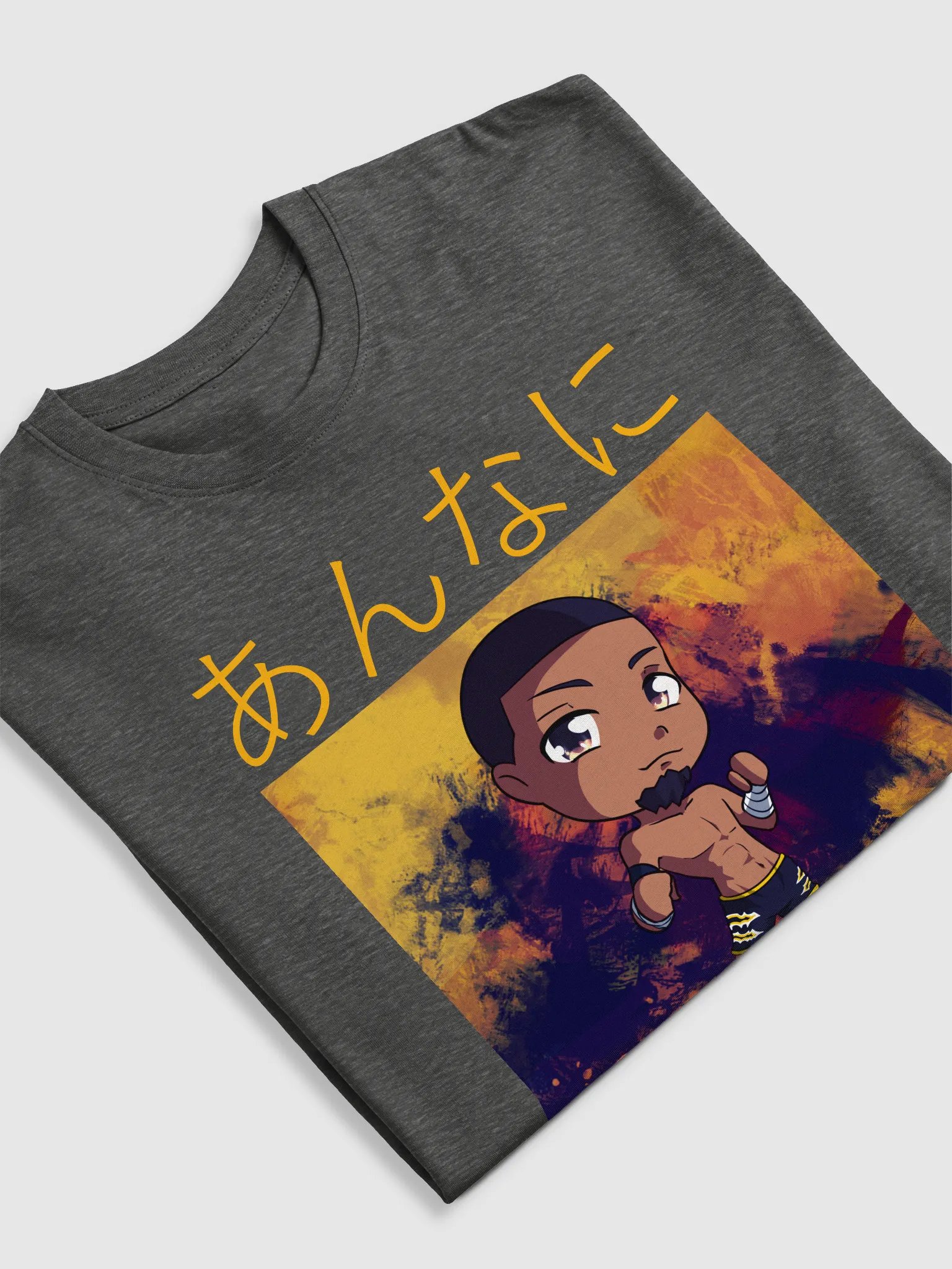 あんなに Puroresurā Chibi Anime Graphic Tee product image (5)