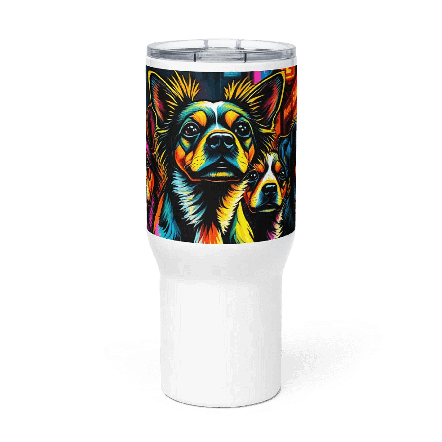 Neon Paws Travel Mug product image (3)