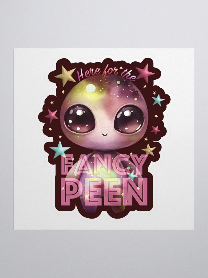 Fancy Alien Sticker (Pink/Multi) product image (1)