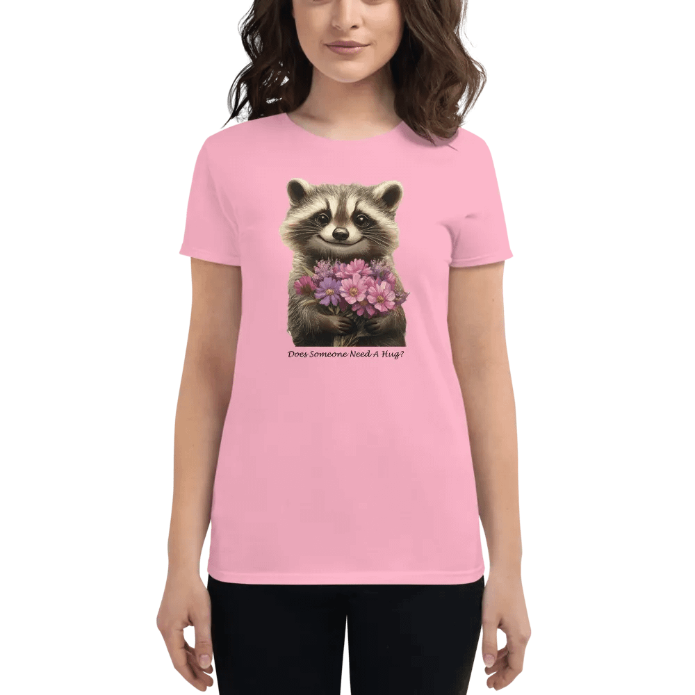 Floral Raccoon Women's Tee product image (1)