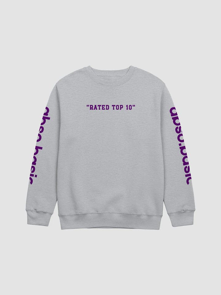 "Rated Top 10" Crewneck Sweatshirt product image (3)