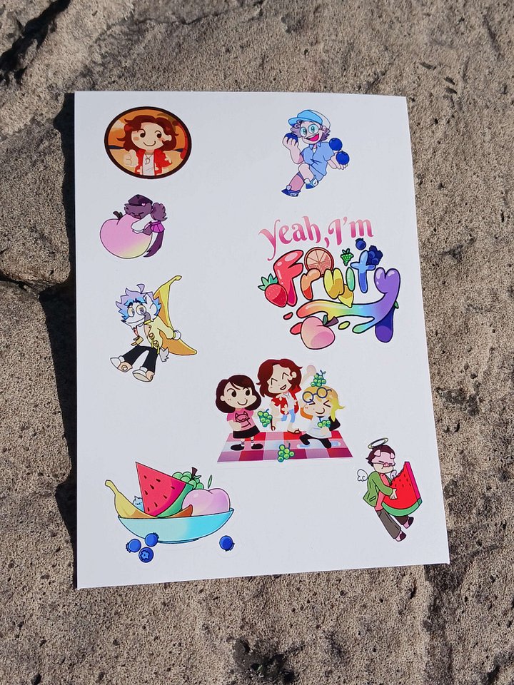 FRUITY COLLECTION STICKER PACK! product image (2)