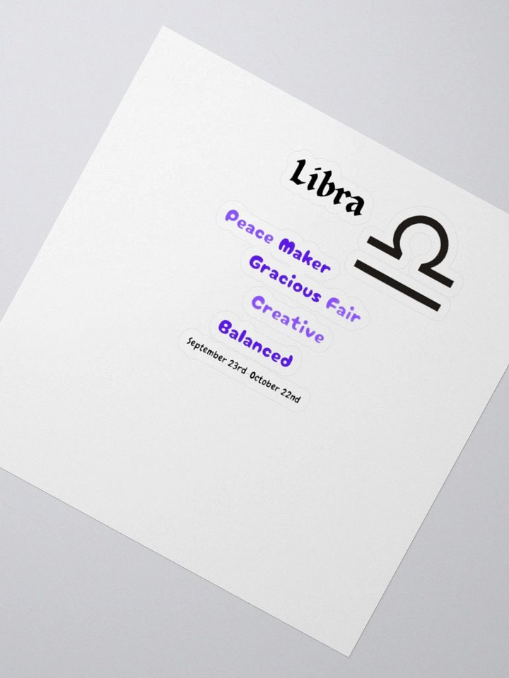 Libra Stickers product image (6)