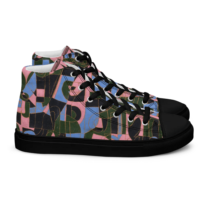 Squid Women's High Top Canvas Shoes product image (2)
