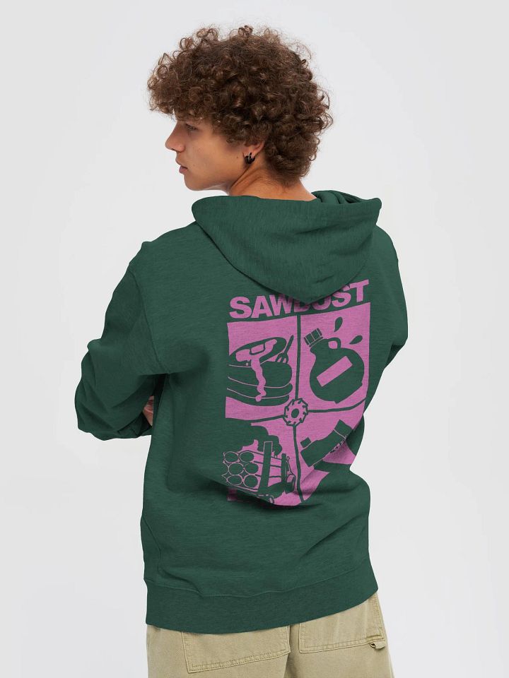 4 Square (pink) Hoodie (zip up) product image (1)