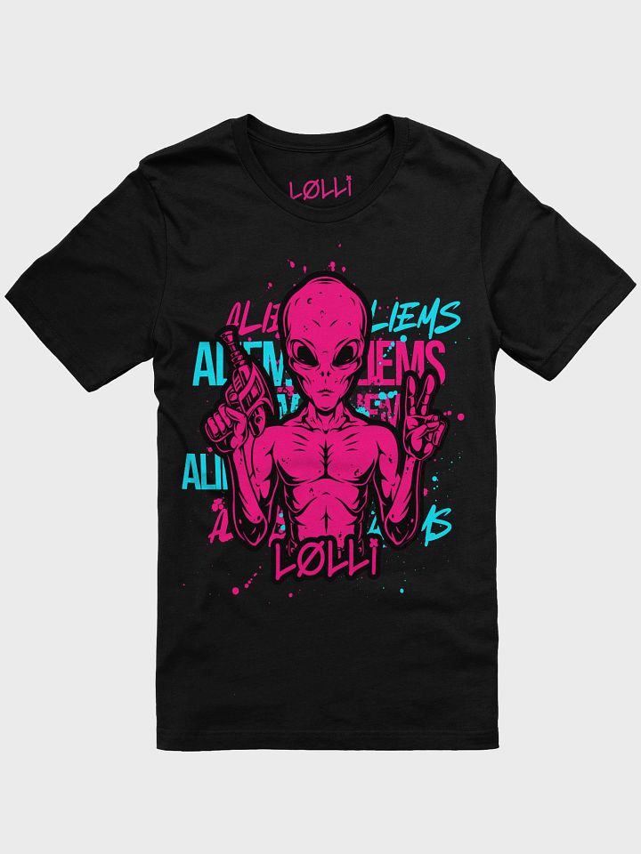 The ALIEM INVASION! Black Lolli! T-Shirt product image (1)