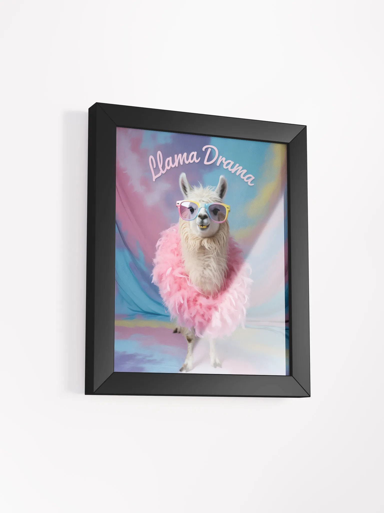 Llama Drama Queen, Framed Poster product image (3)