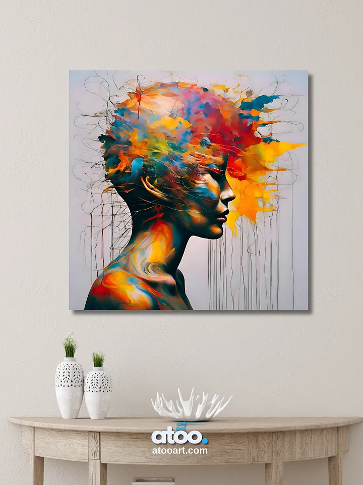 Understanding Women | Filtering Beauty | Canvas Artistic Painting product image (2)