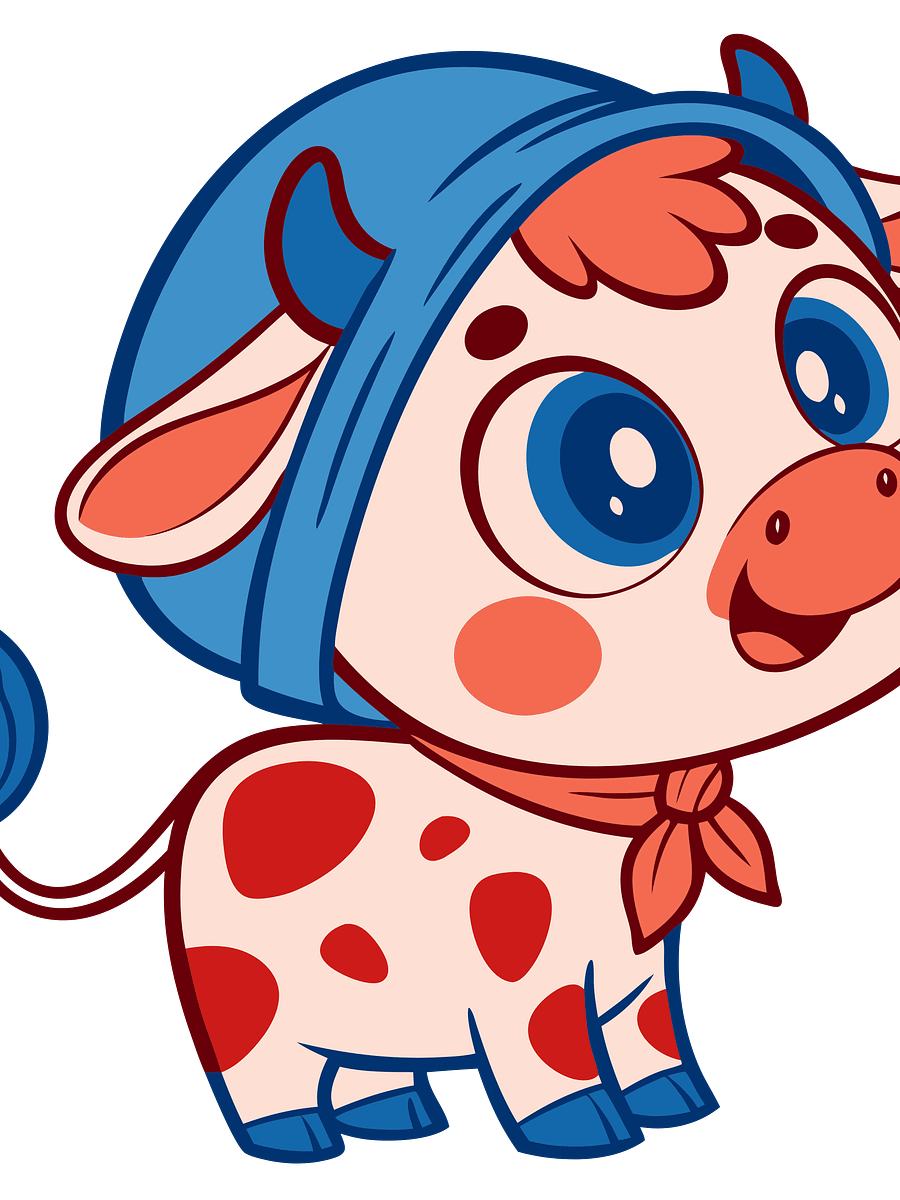 Clipart - Cute Baby Cows product image (7)