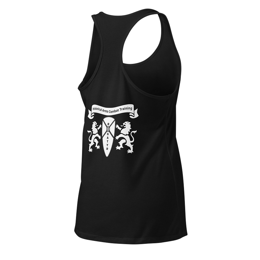 Women Racerback - white HACT logo on back product image (6)