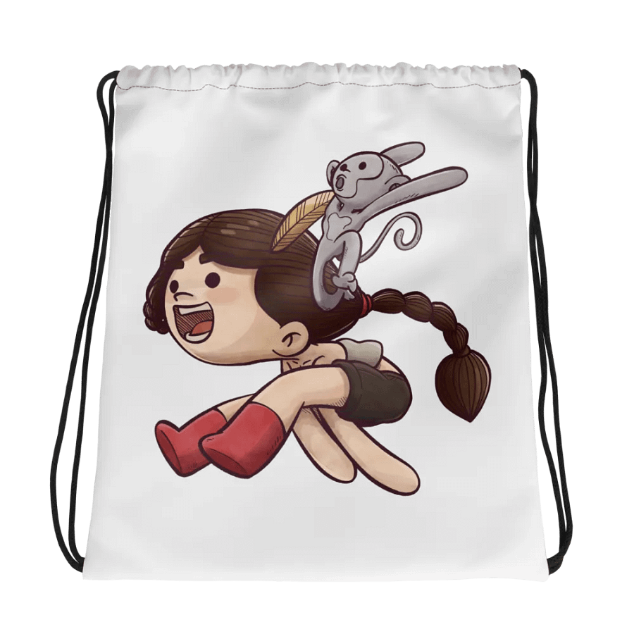 She & Her Pet | Drawstring Bag product image (1)