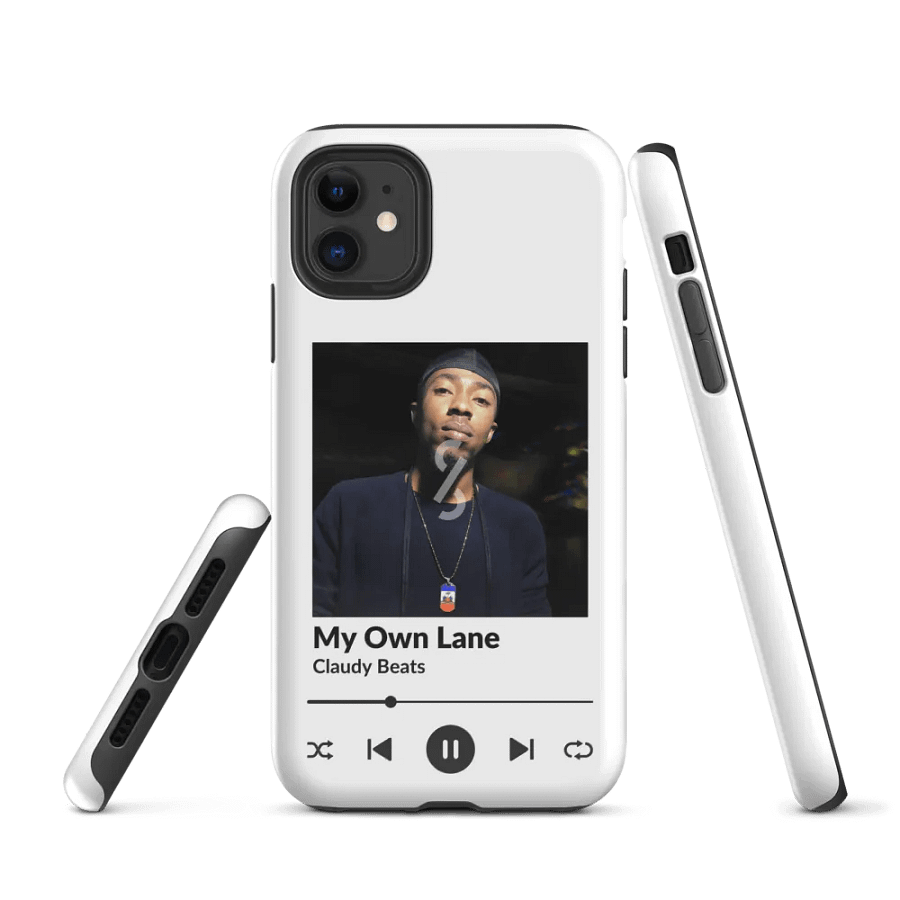 CLAUDY BEATS MY OWN LANE IPHONE® TOUGH CASE product image (1)