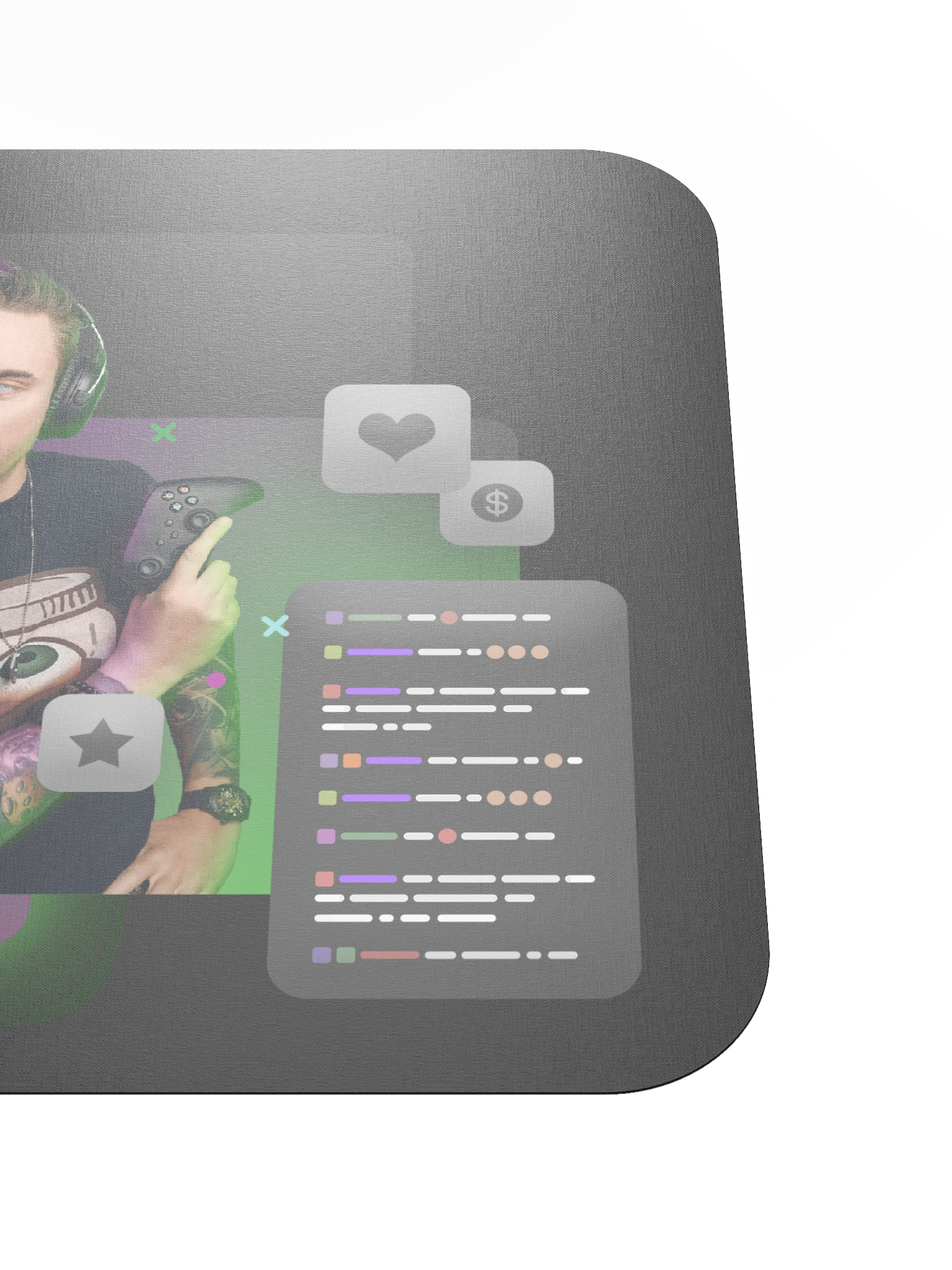 Chat Encouraged - Classic Mouse Pad product image (5)