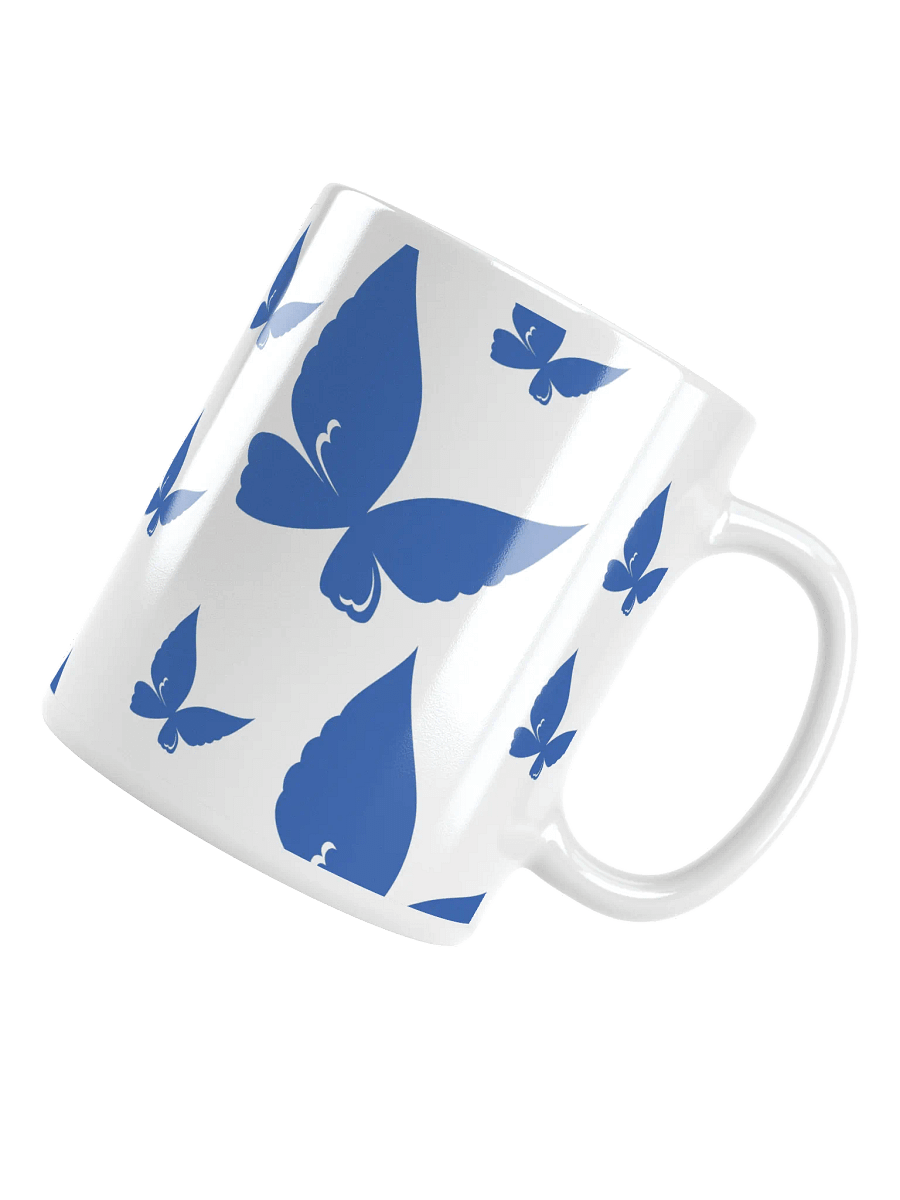 Blue Butterfly Silhouettes Mug product image (10)