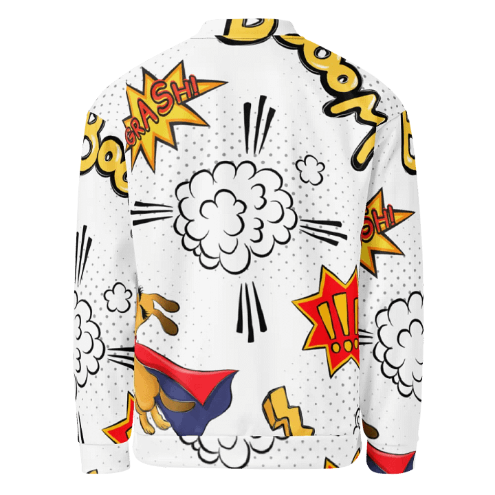 Comic Speech Bomer Jacket product image (2)