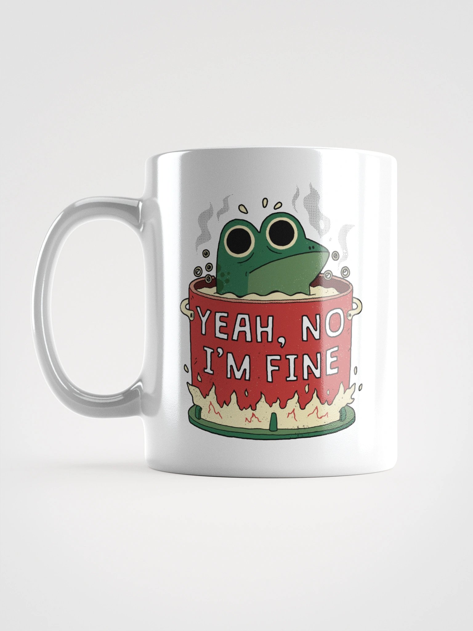 Yeah No I'm Fine (Frog) - Mug product image (2)