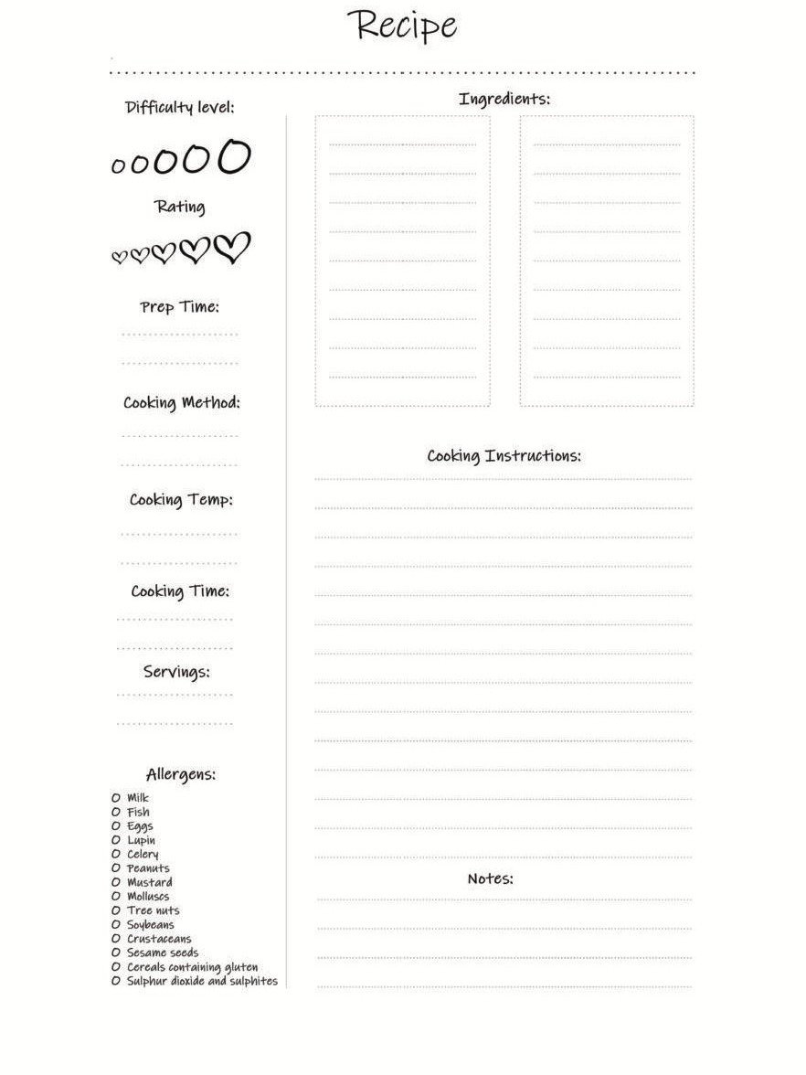 700 Page Recipe Notebook product image (6)