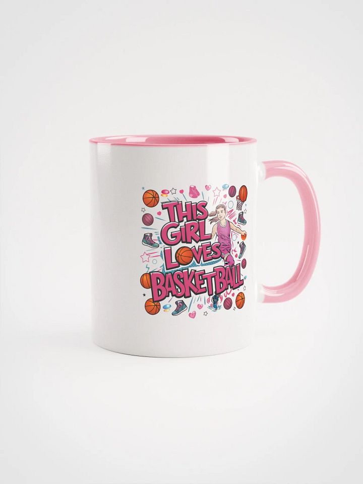 This girl Loves basketball mug product image (1)