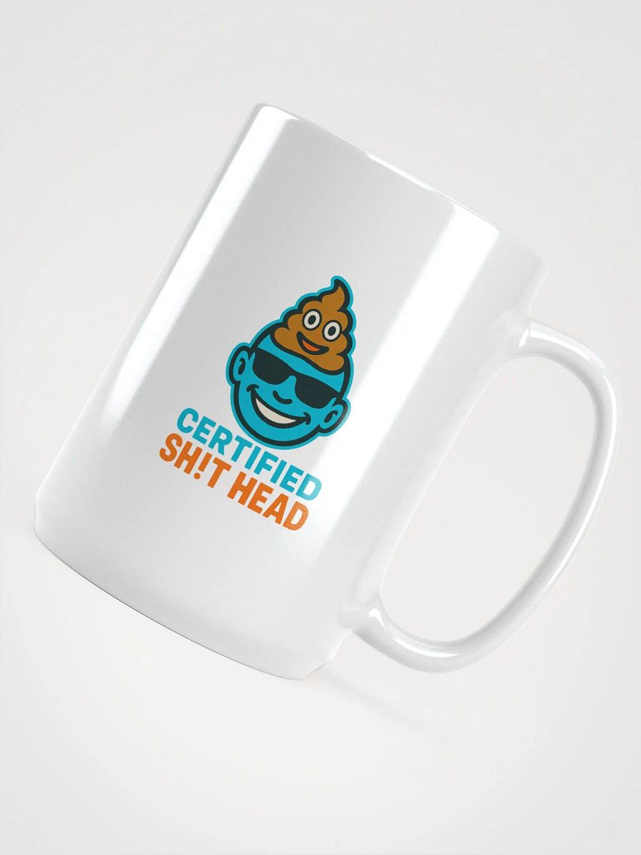 Certified Sh!t Head Mug – #PoopFaceSquad Coffee Cup product image (4)