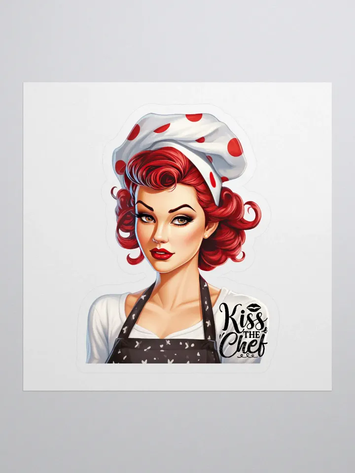 Vintage Chef Kiss Cut Stickers product image (1)