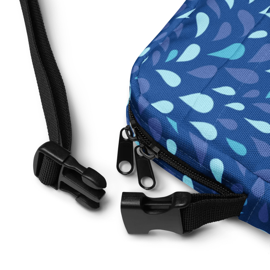 Serene Blue Teardrop Crossbody Bag product image (9)