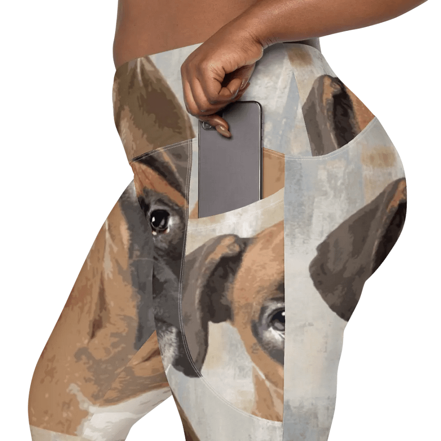 Floppy Eared Boxer All-Over Print Leggings product image (8)