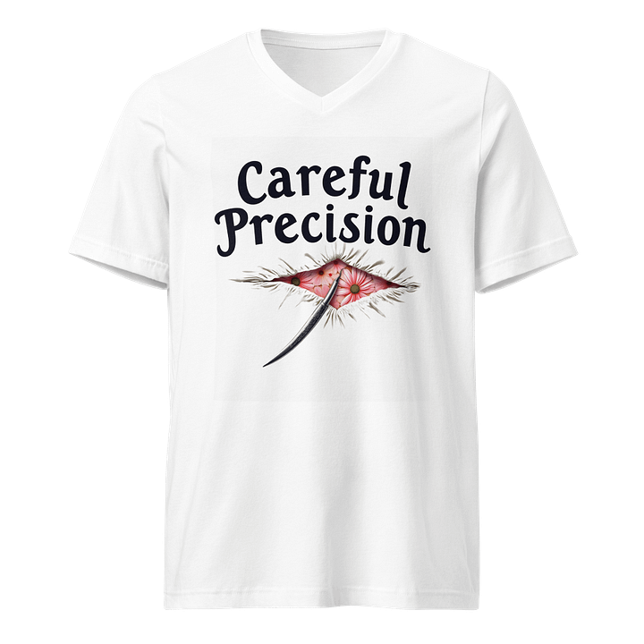 Floral Precision V-Neck Tee product image (1)