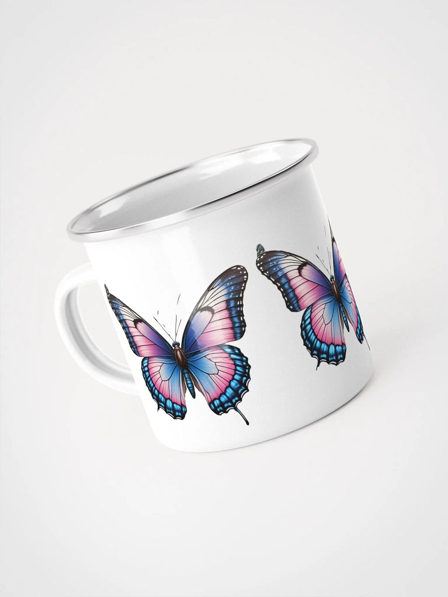 Fluttering Wings Enamel Mug product image (4)
