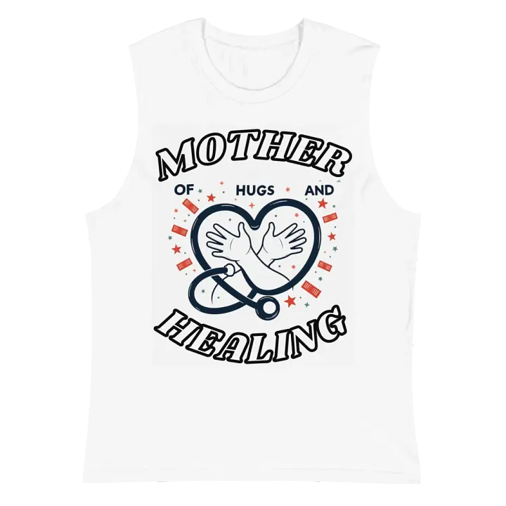 mother of Hugs and healing, Stethoscope Muscle Tank product image (2)