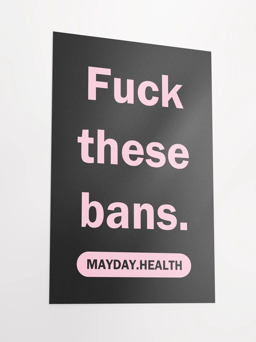 Fuck these bans poster product image (2)