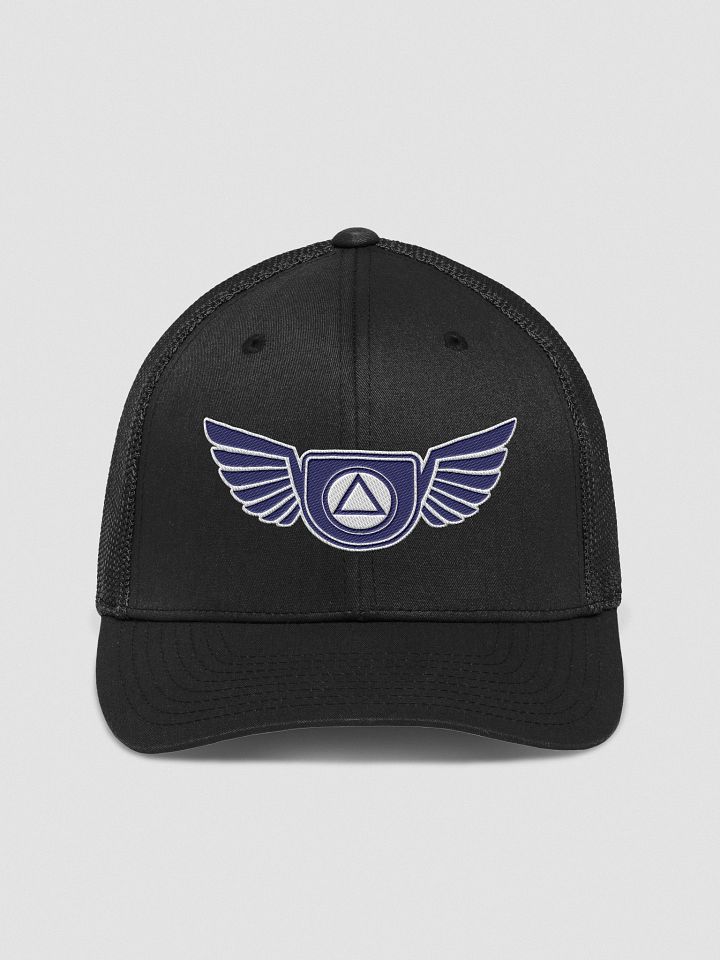 Guardian Angel Wings Trucker Hat with Blue Color Accent product image (1)